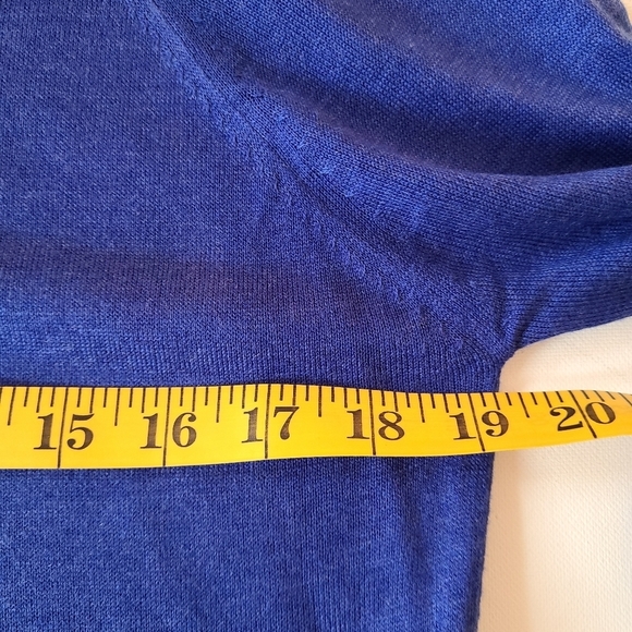 Zara Knit Blue Pull-on Long Sleeved Sweater - Picture 7 of 7